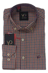 Erkek Kolay Ütülenebilir 100 Pamuk Nefes Alabilen Klasik Geniş Kesim Gömlek - 8