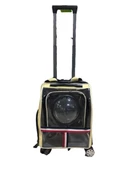 Kedi Köpek Kapsüllü Çekçekli Valiz Bej thumbnail 1