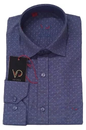 Erkek Kolay Ütülenebilir Pamuklu Klasik Geniş Kesim Gömlek - 12