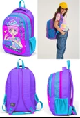 Coral High Mor Pembe Mavi K-Pop İlkokul ve Ortaokul Sırt Çantası Üç Bölmeli Kız Çocuk - 3