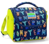 Coral High Erkek Çocuk Isı Yalıtımlı Beslenme Çantası - Lacivert Harf Baskılı thumbnail 1