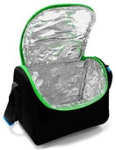 Coral High Siyah Yeşil Kız ve Erkek Çocuk Yalıtımlı Beslenme Çantası thumbnail 2