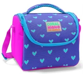 Coral High Kız Çocuk Pembe Lavanta Kalp Okul Beslenme Çantası - Thermo Yalıtımlı thumbnail 1