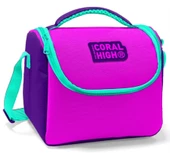Coral High Mor Pembe Kız Çocuk Okul ve Günlük Beslenme Çantası - Isı Yalıtımlı thumbnail 1