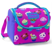 Coral High Kız Çocuk Lavanta Mor Cupcake Okul Beslenme Çantası - Isı Yalıtımlı thumbnail 1