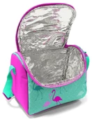 Coral High Kız Çocuk Su Yeşili Pembe Flamingo Okul Beslenme Çantası - Isı Yalıtımlı - 2