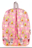 Kaukko Nature Pembe Sarı Avokado Kız Çocuk Okul ve Günlük Sırt Çantası thumbnail 2
