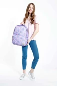 Kaukko Nature Lila Flamingo Kız Çocuk Okul ve Günlük Sırt Çantası - 4