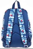 Kaukko Kids&Love Erkek Çocuk Mavi Köpekbalığı İlkokul Okul Sırt Çantası - Dört Gözlü thumbnail 2