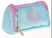 Kaukko Plump İki Bölmeli Kalem Çantası - Kız - Turkuaz thumbnail 1