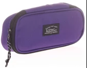 Kaukko Özel Bölmeli Koyu Mor Organizer Kalem Çantası thumbnail 1