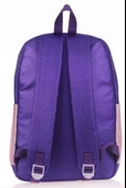 Kaukko Amazing Üç Gözlü Kız Çocuk Simli Mor Okul Sırt Çantası - Ortaokul, Lise thumbnail 2