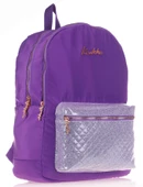 Kaukko Bright Mor Kapitone Okul ve Günlük Sırt Çantası - Kız Çocuk thumbnail 1