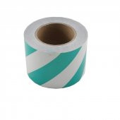 Fosforlu Bant Çapraz 9,2 cm x 5 Metre Yeşil Beyaz - 1
