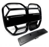 BMW YENİ 4 SERİSİ G22 G23 CSL ÖN PANJUR PARLAK SİYAH 2020-2023 - 1