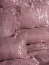 Cotton Box Smart Çift Kişilik Yatak Örtüsü Dalya Gül Kurusu - 2