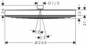 Hansgrohe Pulsify S Tepe duşu 260 1jet - 5