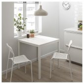 Plastik Sandalye, Beyaz Renk MeridyenDukkan Salon-Mutfak Sandalyesi - 4