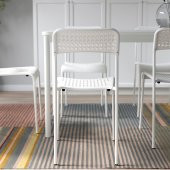 Plastik Sandalye, Beyaz Renk MeridyenDukkan Salon-Mutfak Sandalyesi - 8