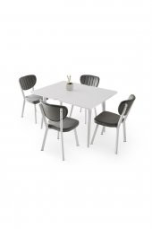 Erezoğulları Mobilya Rüya Elma MDF Mutfak Masası Sandalye Takımı 60x100 thumbnail 5