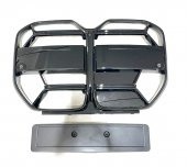 BMW YENİ 4 SERİSİ G26 CSL ÖN PANJUR PARLAK SİYAH 2020-2023 - 4