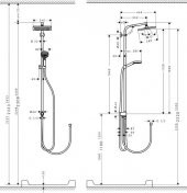 Hansgrohe Crometta E240 Duş Kolonu - 3