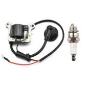 Kmtmak Motorlu Tırpan Ateşleme Bobini Buji Set  Cg/Bg 430-520 - 1