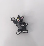 Terlik Ayakkabı Sandalet Süsü Kedi 1 Adet Silikon Kız Erkek Aksesuar thumbnail 2