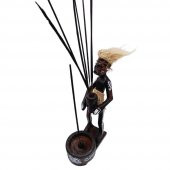 Ahşap Primitif Aborjin Tütsülük El Yapımı thumbnail 4