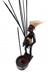 Ahşap Primitif Aborjin Tütsülük El Yapımı thumbnail 8