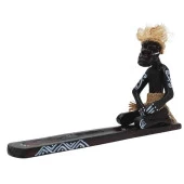 Ahşap Primitif Aborjin Tütsülük Meditasyon El Yapımı thumbnail 2