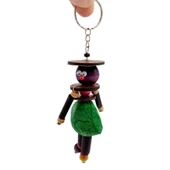 Mangis Anahtarlik Yerli Kadın Figürü Yeşil thumbnail 4