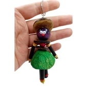 Mangis Anahtarlik Yerli Kadın Figürü Yeşil thumbnail 2