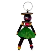 Mangis Anahtarlik Yerli Kadın Figürü Yeşil thumbnail 1