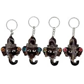 Hindistan Cevizi Fil Kafası Anahtarlık Dörtlü Hediyelik Paket thumbnail 1