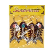 Hindistan Cevizi Kılçık Balık Anahtarlık Dörtlü Hediyelik Paket thumbnail 2