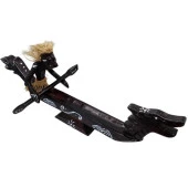 Ahşap Primitif Aborjin Dragon Ejderha Tütsülük El Yapımı thumbnail 5