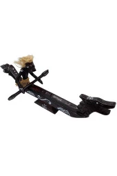 Ahşap Primitif Aborjin Dragon Ejderha Tütsülük El Yapımı thumbnail 10