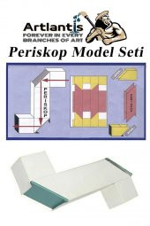 Periskop Yapım Seti 1 Paket Karton Periskop Model Seti Aynalı Okul Sınıf Deney Seti - 1