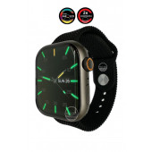 Watch 8 PR-9 Pro Amoled 45mm 1,9 inç Ekran Pusulalı Vidalı Kilitli 2 Kordon Akıllı Saat - 1