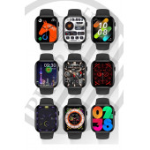 Watch 8 PR-9 Pro Amoled 45mm 1,9 inç Ekran Pusulalı Vidalı Kilitli 2 Kordon Akıllı Saat - 4