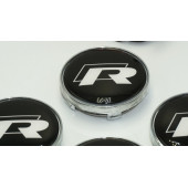 Vw Volkswagen R Jant Göbeği Kapak Seti 60mm - 3