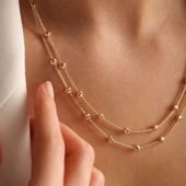 Altın Kuş Kafesi Zincir İki Sıra Dorikalı thumbnail 3