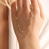 Altın Kuş Kafesi Zincir İki Sıra Dorikalı thumbnail 4