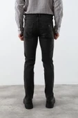 Erkek Siyah Düz Kesim Jean Pantolon - 9