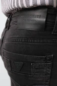 Erkek Siyah Düz Kesim Jean Pantolon - 9