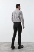 Erkek Siyah Düz Kesim Jean Pantolon - 6