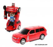 TRANSFORMERS ÇARP DÖN PİLLİ OTOMATİK ROBOTA DÖNÜŞEN TOGG SESLİ JİP OYUNCAK 24CM RANGE ROVER - 1