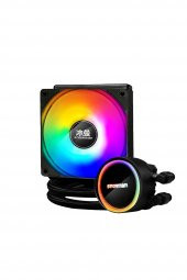 Snowman Aqua X120 Rainbow Aydınlatmalı 120 mm (İntel Amd Destekli) Sıvı Soğutma - 1