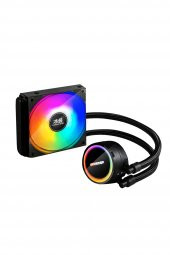 Snowman Aqua X120 Rainbow Aydınlatmalı 120 mm (İntel Amd Destekli) Sıvı Soğutma - 2